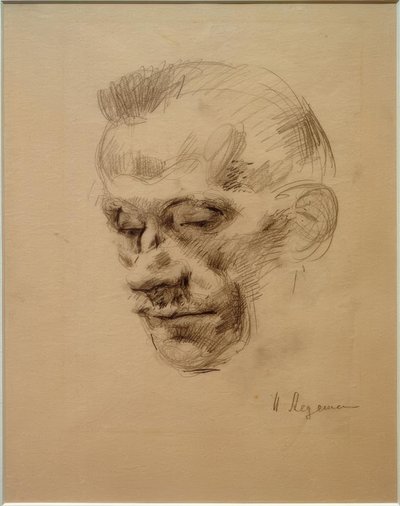 Portret Wilhelm Werner, circa 1926 (?) door Heinrich Stegemann